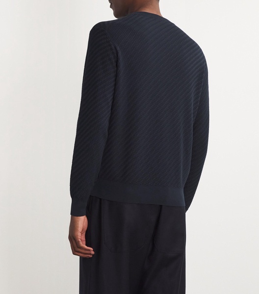 Cotton-Silk-Cashmere Sweater