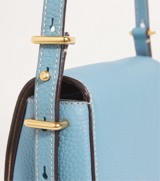 Mini Leather Polo ID Saddle Bag