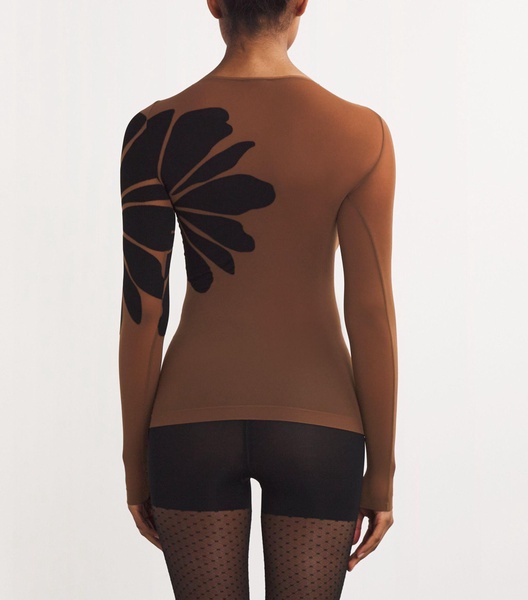 Long-Sleeve Body Tattoo Top