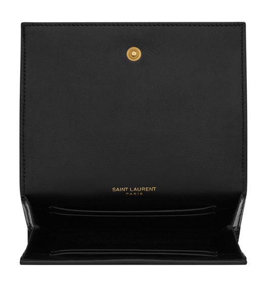 Small Patent Leather Cassandre Clutch Bag