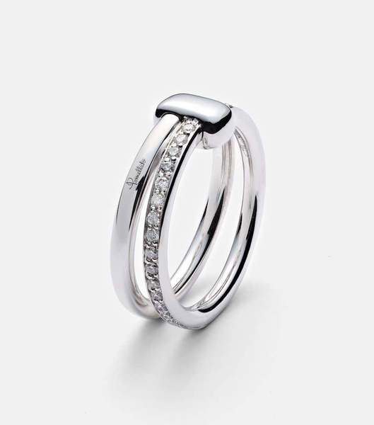 Pomellato Together 18kt white gold ring with diamonds