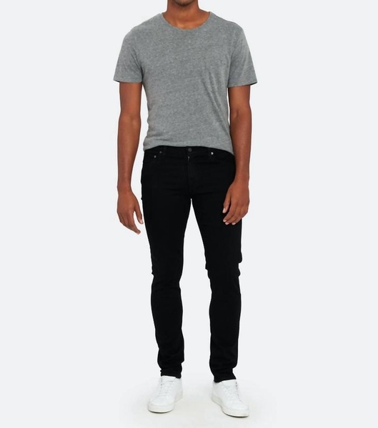 london slim taper jean in raven