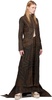 SSENSE Exclusive Brown Denim Maxi Skirt