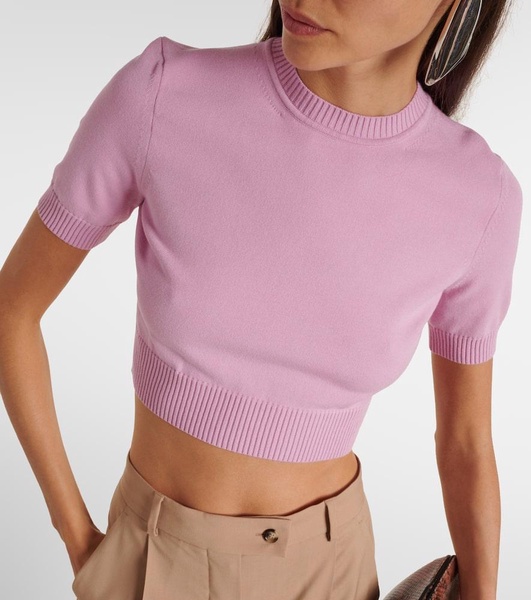 Premier knitted crop top