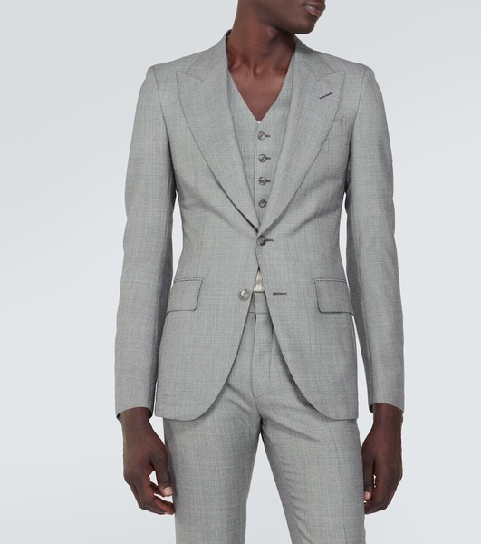 Dyllan wool and silk three-piece suit