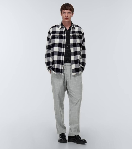 Checked cotton shirt