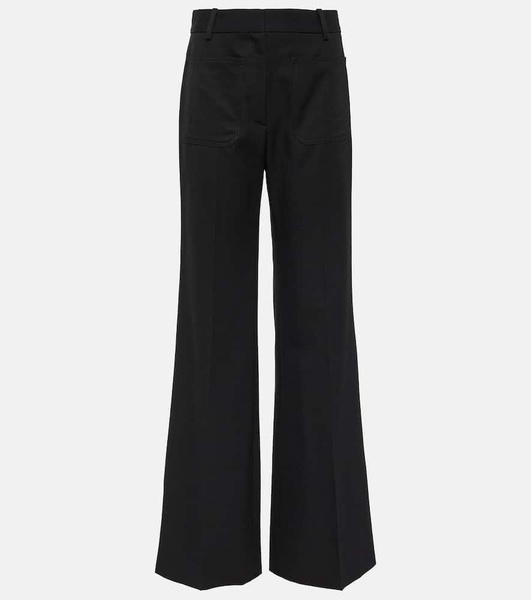 Christophe virgin wool wide-leg pants