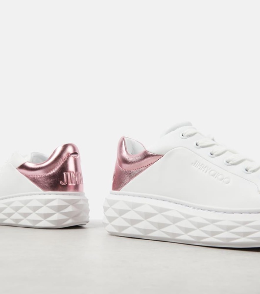 Diamond Maxi/F II leather sneakers