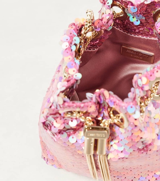 Bon Bon Micro sequined bucket bag