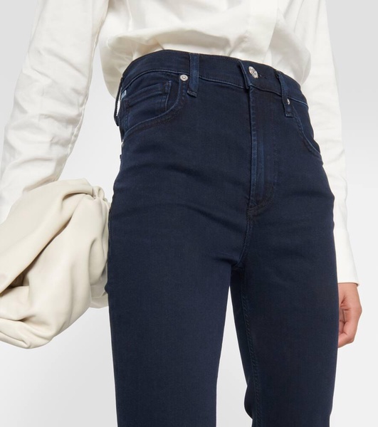 Isola mid-rise cropped jeans