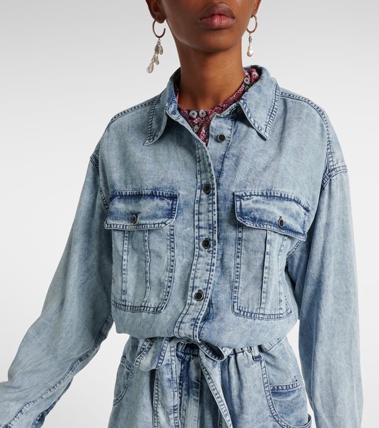 Paige chambray jumpsuit