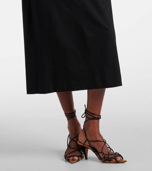 Cotton midi dress