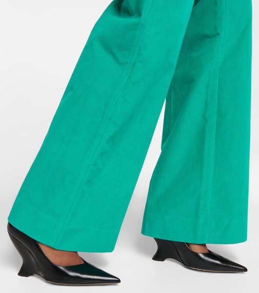 Alina corduroy wide-leg pants