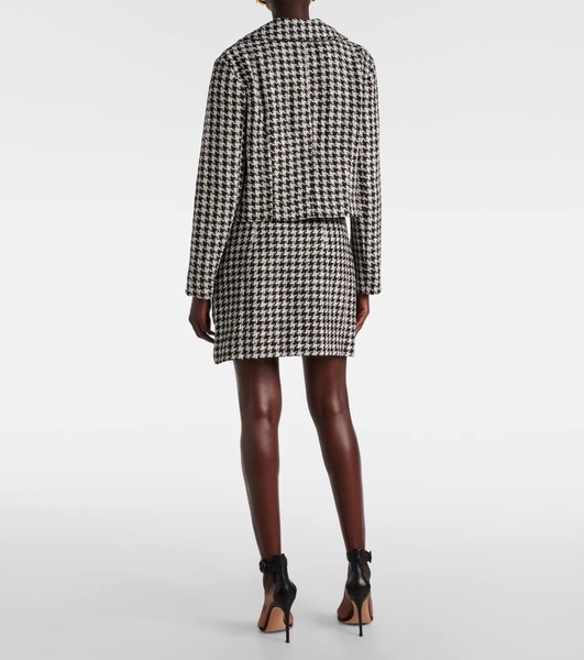 Houndstooth miniskirt