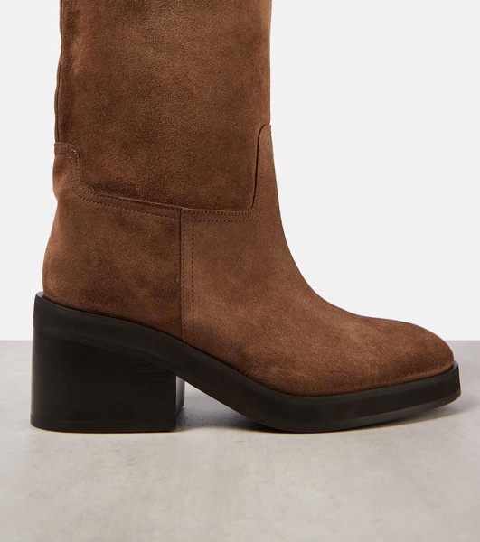 Yasmin suede knee-high boots