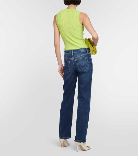 Ellie mid-rise straight jeans