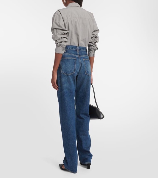 Taylor mid-rise straight jeans