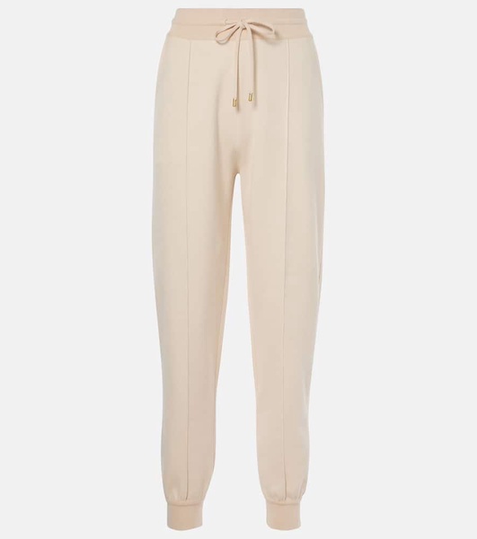 Viera cotton, silk, and cashmere sweatpants