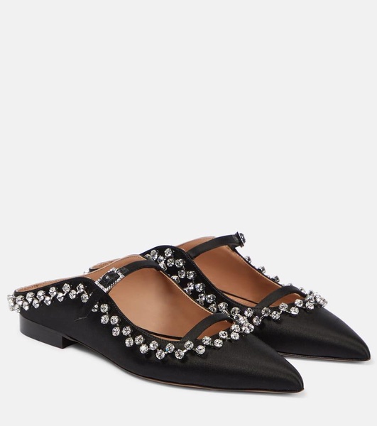 Gala embellished satin mules