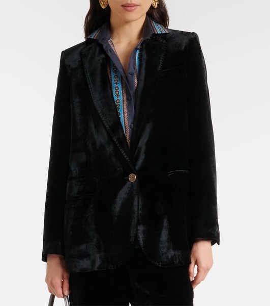 Velvet blazer