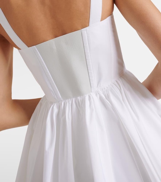 Cotton poplin skater dress