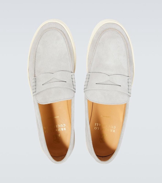 Suede loafers