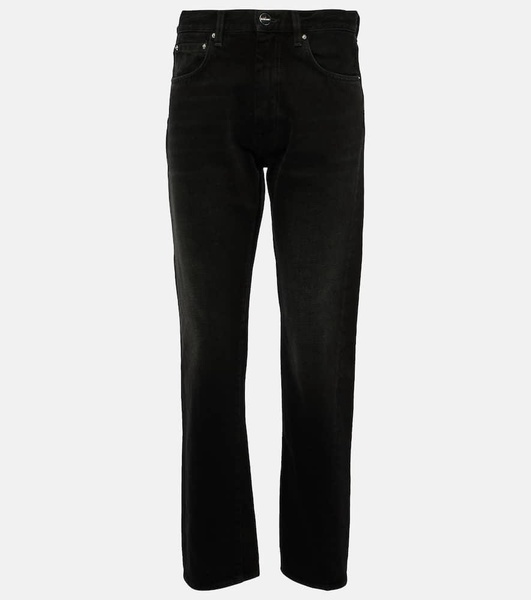 Mid-rise cropped jeans