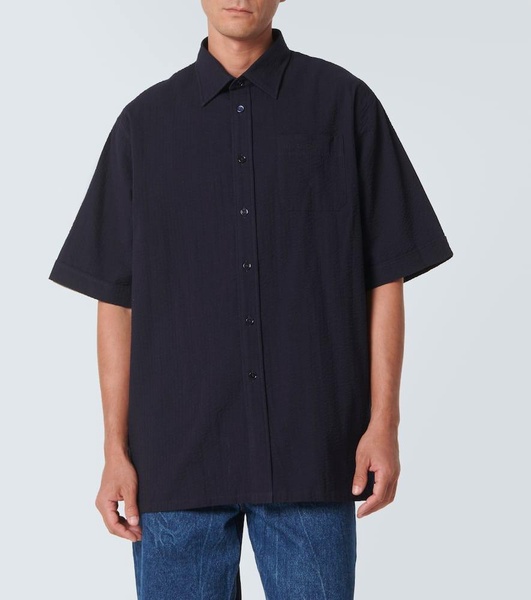 Cotton seersucker shirt