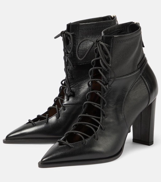 Monty 85 leather lace-up boots