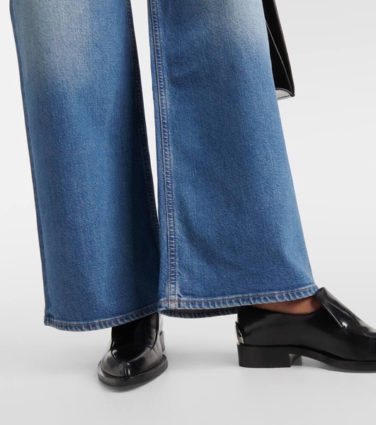 Loli mid-rise wide-leg jeans