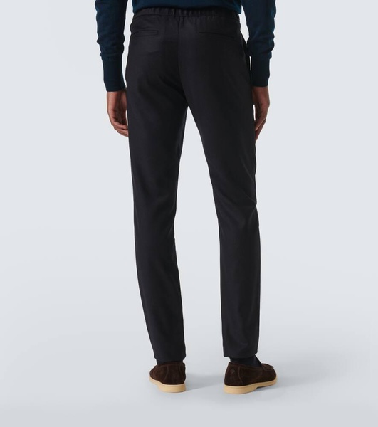 Leisure City wool and cashmere slim pants