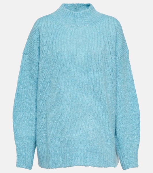 Idol mohair-blend mockneck sweater