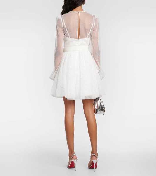 Bridal Mirabella embellished minidress