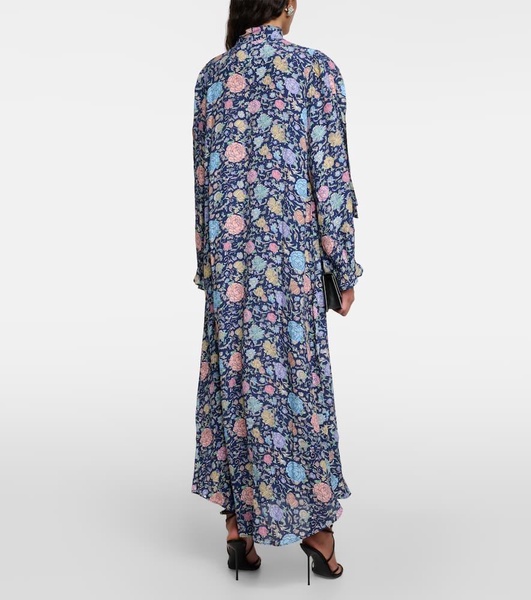 Ferne floral crepe midi dress