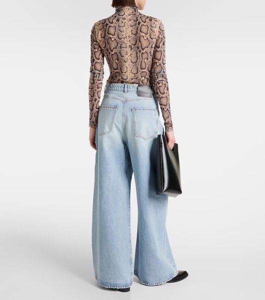 Angri low-rise wide-leg jeans