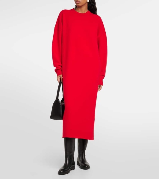 Weird cashmere-blend midi dress