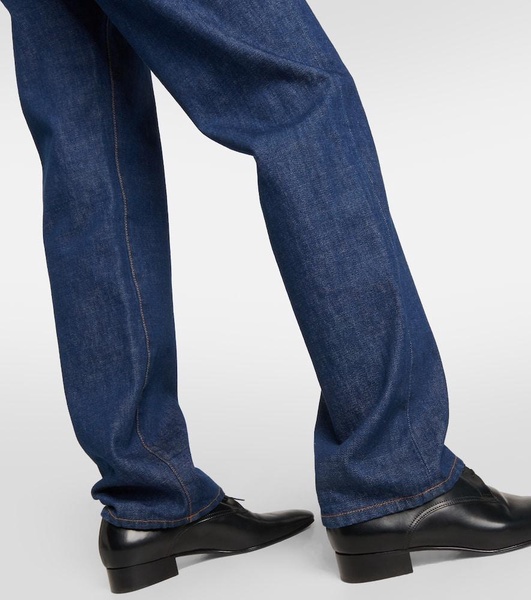 Borjis high-rise straight jeans