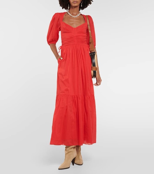 Leoniza cotton maxi dress