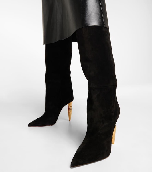 Lipbotta 100 suede knee-high boots