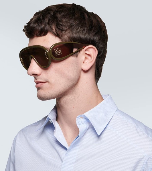 Wave shield sunglasses