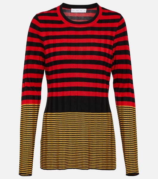 White Label Slinky stripe long sleeve sweater