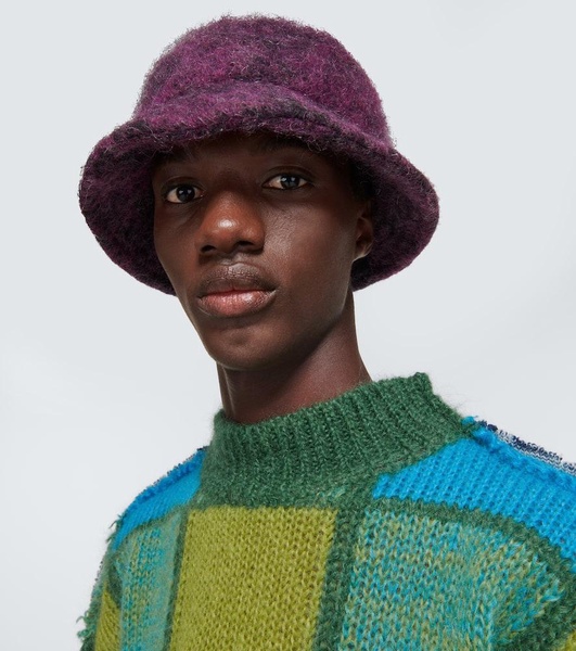 Wool-blend bucket hat