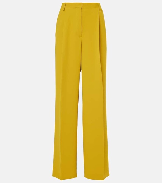 High-rise wide-leg pants