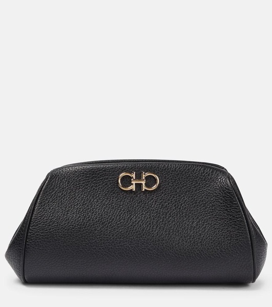 Gancini Mini leather clutch