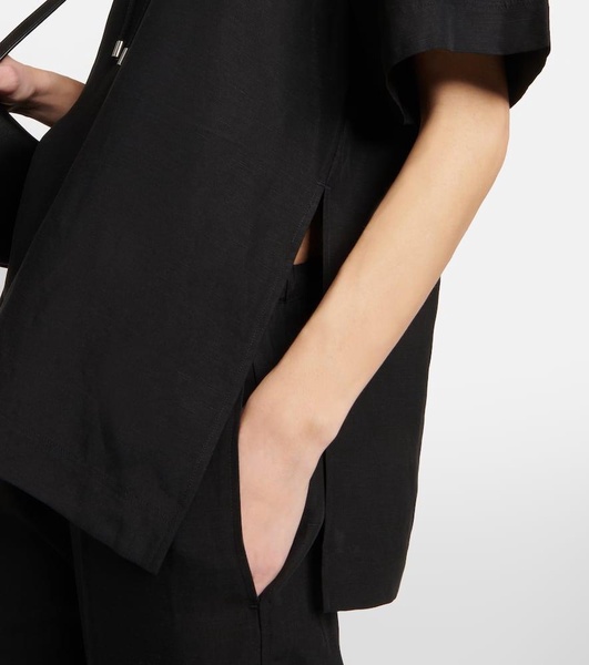 Fluid Tie oversized shirt