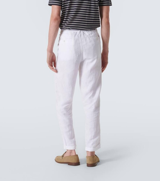 Linen straight pants