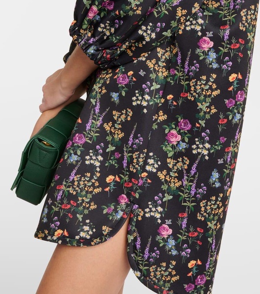 Billy floral jersey minidress