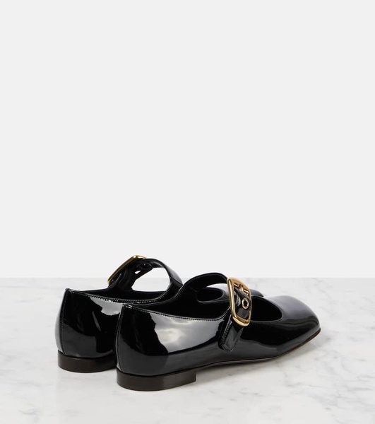 Polly patent leather Mary Jane flats