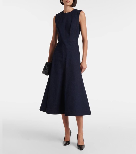 Karrigan denim midi dress