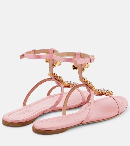 Jaipur embellished satin sandals